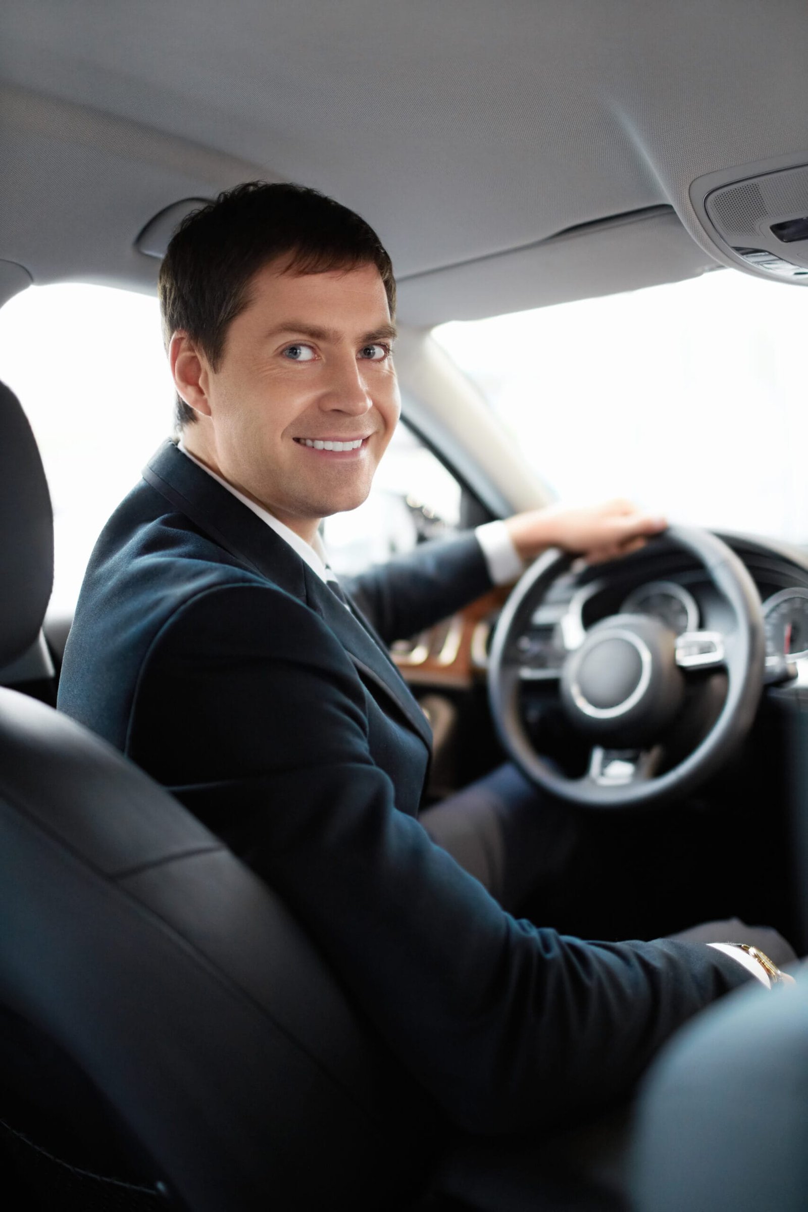 Executive sedan chauffeur service for VIP clients and corporate travel